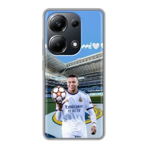 Чехол (TPU) с Футболистом на Xiaomi POCO M6 Pro (Mbappe Real)
