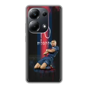 Чехол (TPU) с Футболистом на Xiaomi POCO M6 Pro (MBAPPE 10)