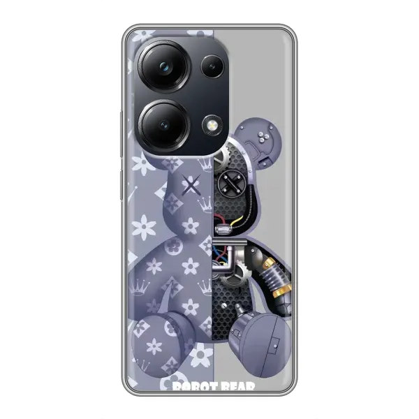 Чехол с рисунком «Медведь Louis Vuitton» для Xiaomi POCO M6 Pro