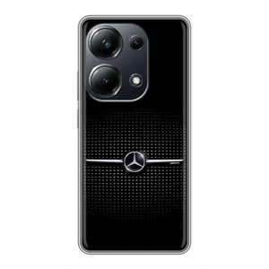 Силиконовый бампер с картинкой машины на Xiaomi POCO M6 Pro (Mercedes)
