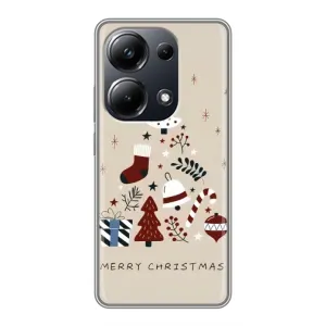 Чохол Санта Клаус для Xiaomi POCO M6 Pro (Merry Christmas)
