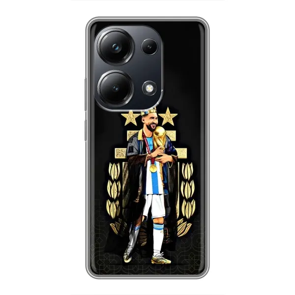 Чехол с рисунком «Месси король» для Xiaomi POCO M6 Pro Чехол с рисунком «Месси король» для Xiaomi POCO M6 Pro