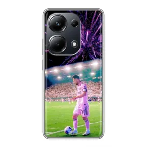 Чехлы Лео Месси в Майами на Xiaomi POCO M6 Pro (Месси в Майами)