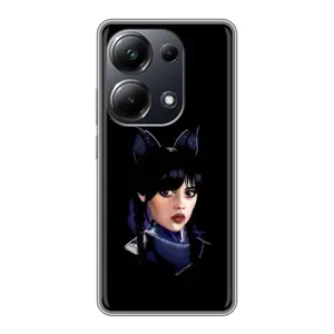 Чехлы с принтом Уэнсдей на Xiaomi POCO M6 Pro (Милая Уэнсдей)