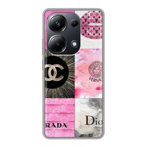 Чохол (Dior, Prada, YSL, Chanel) для Xiaomi POCO M6 Pro (Модніца)