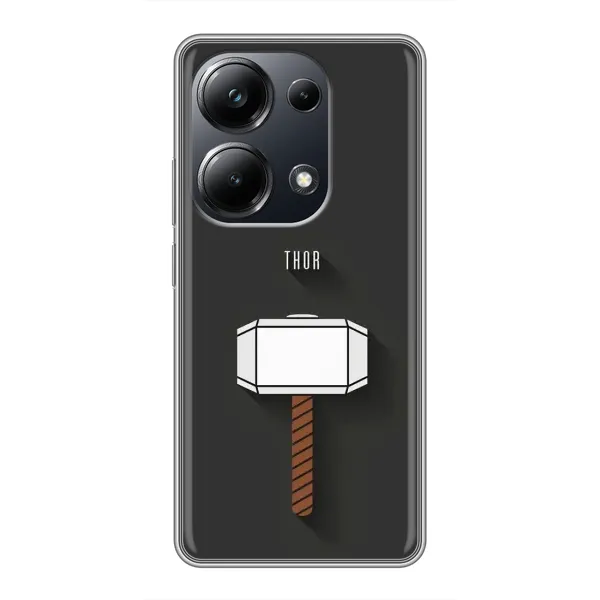Чехол с рисунком «Молот Тора» для Xiaomi POCO M6 Pro
