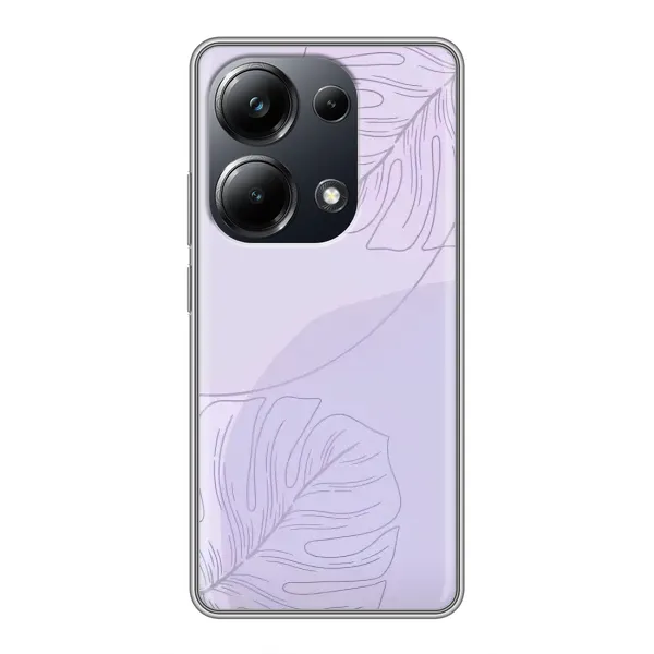 Чехол с рисунком «Монстера фиолетовая» для Xiaomi POCO M6 Pro Чехол с рисунком «Монстера фиолетовая» для Xiaomi POCO M6 Pro