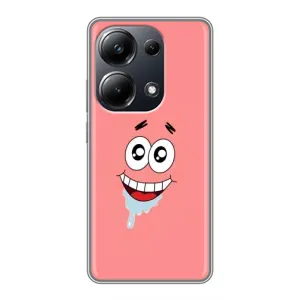 Чехлы с Патриком на Xiaomi POCO M6 Pro (Мордочка Патрика)