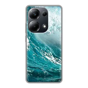 Летний Чехол на Xiaomi POCO M6 Pro (Морская волна)