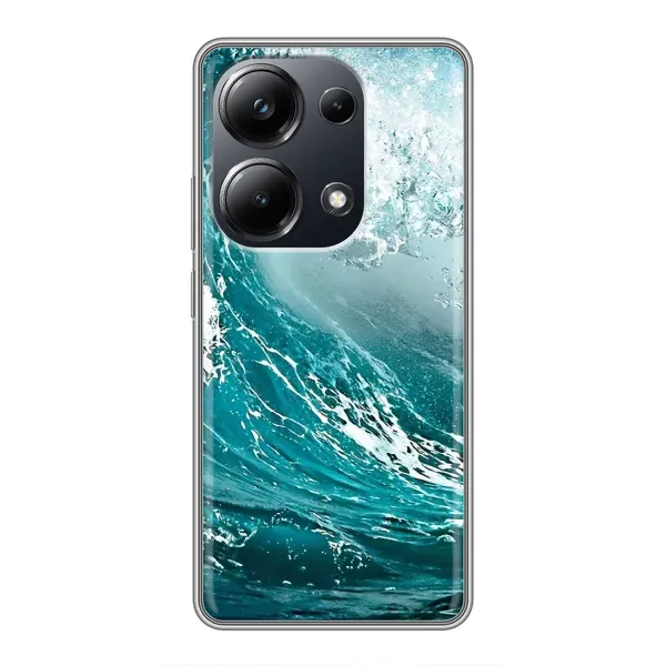 Чехол с рисунком «Морская волна» для Xiaomi POCO M6 Pro Чехол с рисунком «Морская волна» для Xiaomi POCO M6 Pro