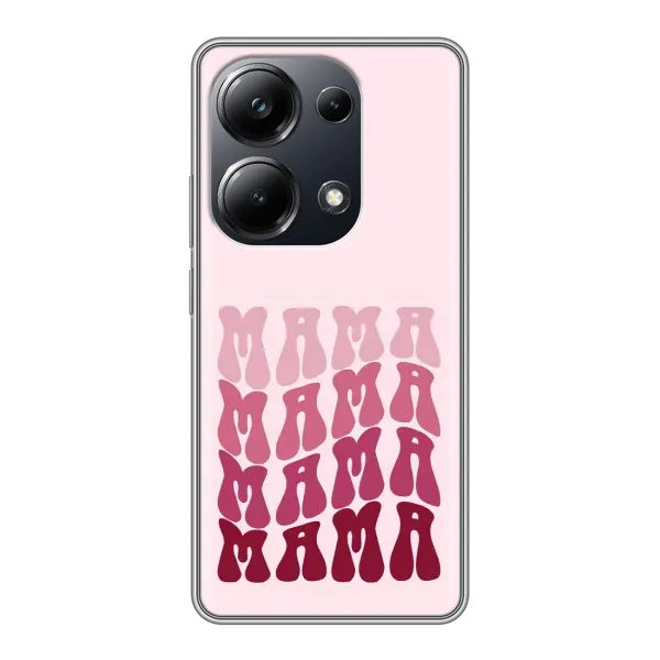 Чехол с рисунком «Надпись мама» для Xiaomi POCO M6 Pro Чехол с рисунком «Надпись мама» для Xiaomi POCO M6 Pro