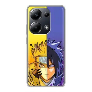 Купить Чехлы на телефон с принтом Anime для Xiaomi POCO M6 Pro (Naruto Vs Sasuke)