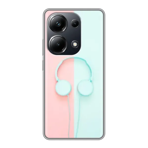 Чехол с рисунком «Наушники» для Xiaomi POCO M6 Pro Чехол с рисунком «Наушники» для Xiaomi POCO M6 Pro