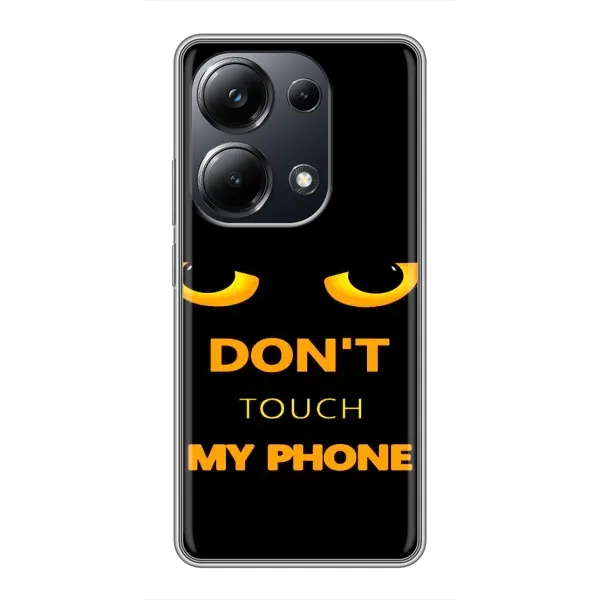 Чехол с рисунком «Не трогай мой телефон» для Xiaomi POCO M6 Pro Чехол с рисунком «Не трогай мой телефон» для Xiaomi POCO M6 Pro