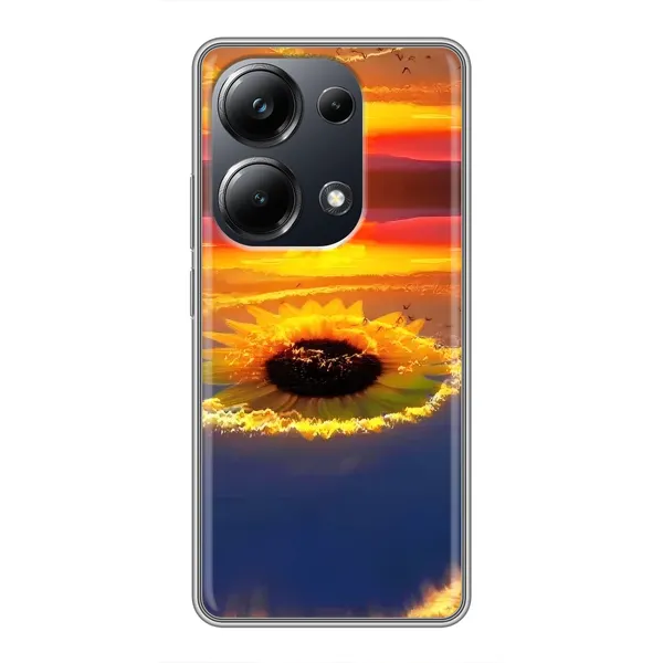Чехол с рисунком «Небо подсолнух» для Xiaomi POCO M6 Pro Чехол с рисунком «Небо подсолнух» для Xiaomi POCO M6 Pro