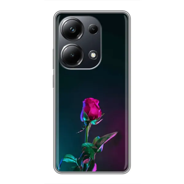 Чехол с рисунком «Ночная роза» для Xiaomi POCO M6 Pro Чехол с рисунком «Ночная роза» для Xiaomi POCO M6 Pro
