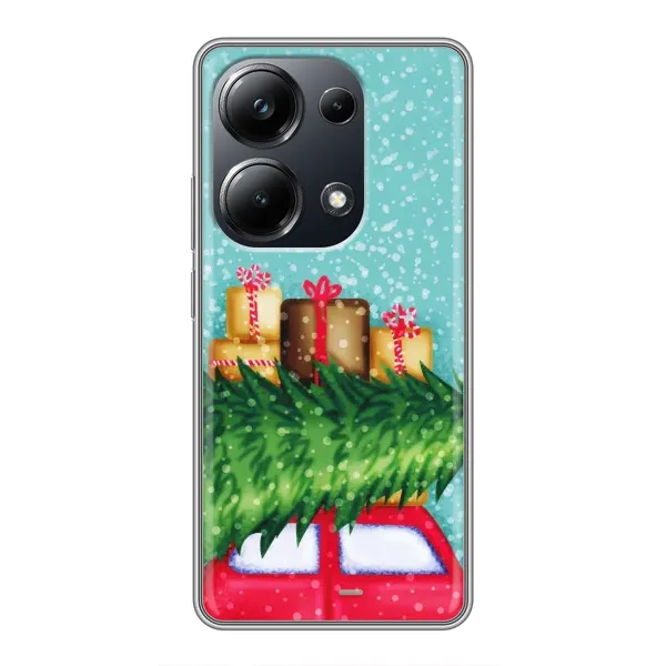 Чехол с рисунком «Новогодние подарки» для Xiaomi POCO M6 Pro Чехол с рисунком «Новогодние подарки» для Xiaomi POCO M6 Pro