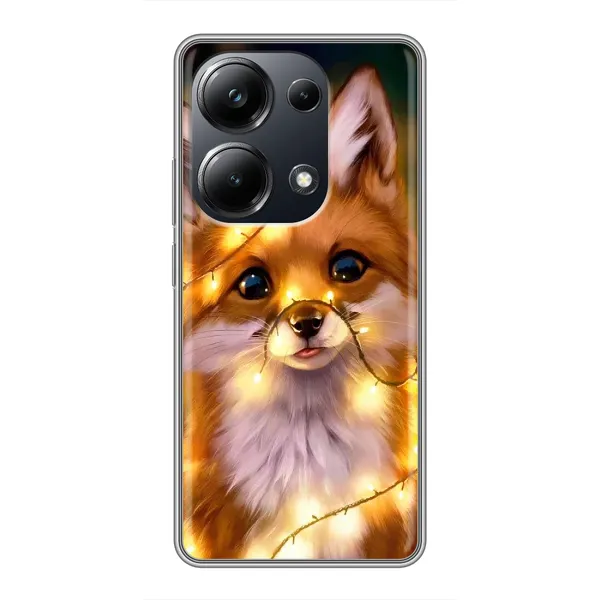 Чехол с рисунком «Новогодний лисенок» для Xiaomi POCO M6 Pro Чехол с рисунком «Новогодний лисенок» для Xiaomi POCO M6 Pro