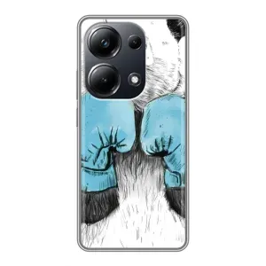 Чехлы с Пандами на Xiaomi POCO M6 Pro (Панда боксер)