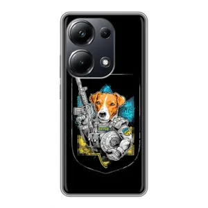 Чехол с принтом для Xiaomi POCO M6 Pro (Патрон Воин)