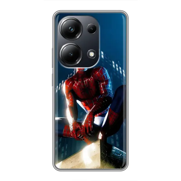 Чехол с рисунком «Паук на доме» для Xiaomi POCO M6 Pro Чехол с рисунком «Паук на доме» для Xiaomi POCO M6 Pro