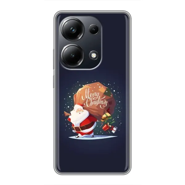 Чехол с рисунком «Подарки от Санты» для Xiaomi POCO M6 Pro