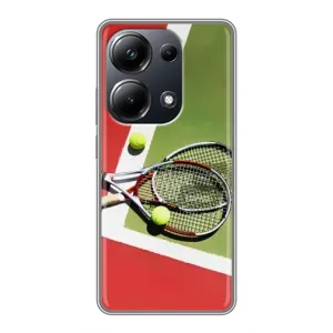 Чохли з прінтом Спортивна тематика для Xiaomi POCO M6 Pro (Ракетки теніс)