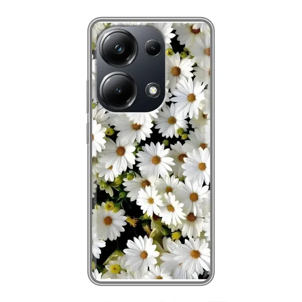 Чехол с рисунком «Рамка в ромашках» для Xiaomi POCO M6 Pro Чехол с рисунком «Рамка в ромашках» для Xiaomi POCO M6 Pro