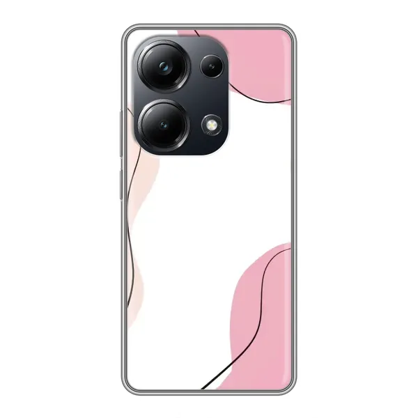 Чехол с рисунком «Розовый фон» для Xiaomi POCO M6 Pro Чехол с рисунком «Розовый фон» для Xiaomi POCO M6 Pro