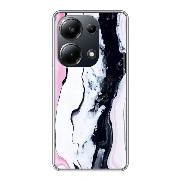 Чехол с рисунком «Розовый мрамор» для Xiaomi POCO M6 Pro Чехол с рисунком «Розовый мрамор» для Xiaomi POCO M6 Pro