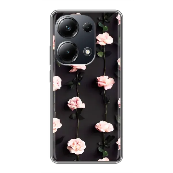 Чехол с рисунком «Розы» для Xiaomi POCO M6 Pro Чехол с рисунком «Розы» для Xiaomi POCO M6 Pro
