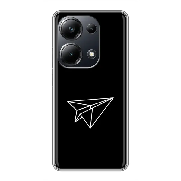 Чехол с рисунком «Самолетик» для Xiaomi POCO M6 Pro Чехол с рисунком «Самолетик» для Xiaomi POCO M6 Pro