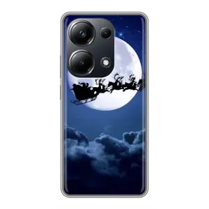 Чохол Санта Клаус для Xiaomi POCO M6 Pro (Санта - місяць)
