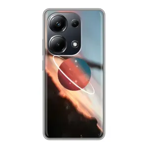 Чохол (ТПУ) з планетами на Xiaomi POCO M6 Pro (Сатурн)