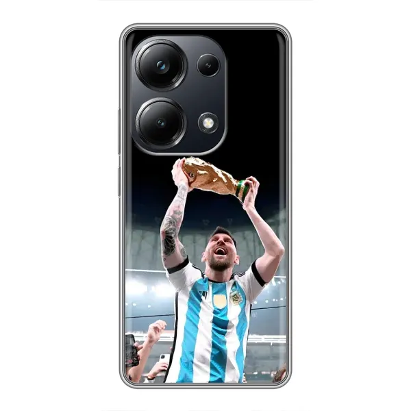 Чехол с рисунком «Счастливый Месси» для Xiaomi POCO M6 Pro Чехол с рисунком «Счастливый Месси» для Xiaomi POCO M6 Pro