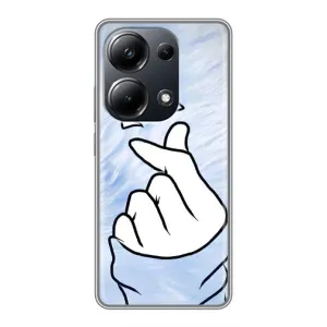 Чехлы (Знак сердечка) на Xiaomi POCO M6 Pro (Сердечка знак)