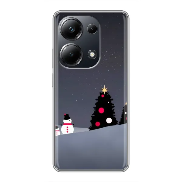 Чехол с рисунком «Снеговички» для Xiaomi POCO M6 Pro Чехол с рисунком «Снеговички» для Xiaomi POCO M6 Pro