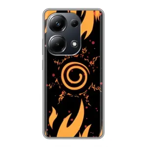 Купить Чехлы на телефон с принтом Anime для Xiaomi POCO M6 Pro (Солнце Наруто)