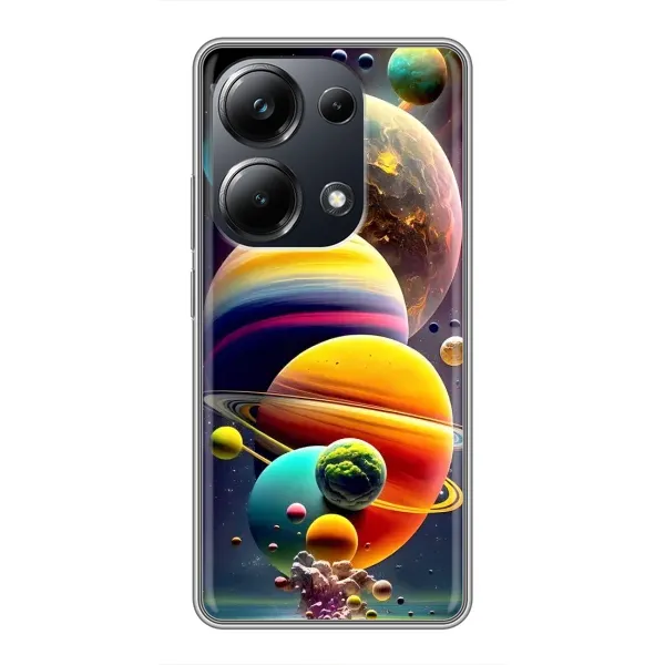 Чехол с рисунком «Солнечна система» для Xiaomi POCO M6 Pro
