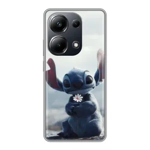 Чохол з малюнком Стіч для Xiaomi POCO M6 Pro (Стіч з квіткою)