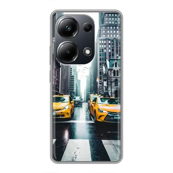 Чехол с рисунком «Такси» для Xiaomi POCO M6 Pro Чехол с рисунком «Такси» для Xiaomi POCO M6 Pro