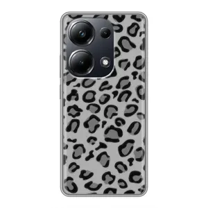 Чохол з леопардовим принтом на Xiaomi POCO M6 Pro (Темний леопард)