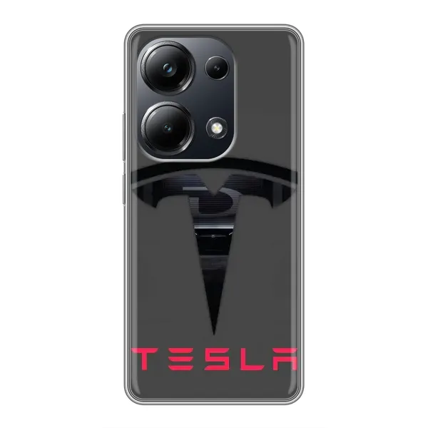 Чехол с рисунком «Logo TESLA» для Xiaomi POCO M6 Pro Чехол с рисунком «Logo TESLA» для Xiaomi POCO M6 Pro