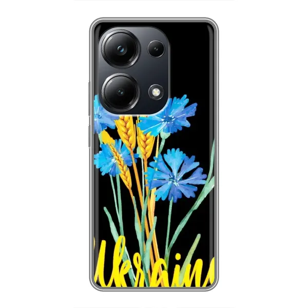 Чехол с рисунком «Ukraine в цветочках» для Xiaomi POCO M6 Pro Чехол с рисунком «Ukraine в цветочках» для Xiaomi POCO M6 Pro