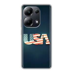 Чохол Прапор USA для Xiaomi POCO M6 Pro (USA)