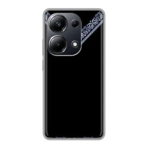 Силиконовый Чехол на Xiaomi POCO M6 Pro (Воротник вышиванки)