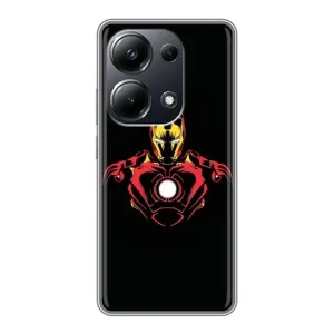 Чехол Супергерой Железный человек на Xiaomi POCO M6 Pro (Железный человек)