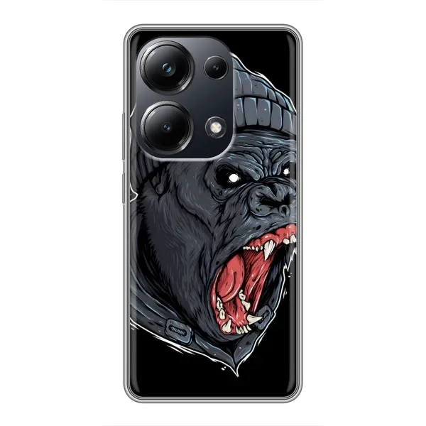 Чехол с рисунком «Злая Обезьяна» для Xiaomi POCO M6 Pro
