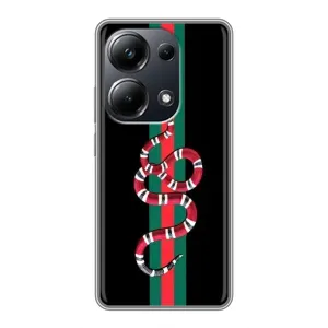 Чохли бренд ГУЧЧІ для Xiaomi POCO M6 Pro (Змій Гуччі)