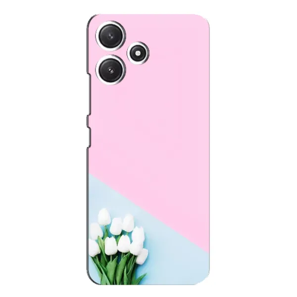 Чехол с рисунком «Белые тюльпаны» для Xiaomi POCO M6 Чехол с рисунком «Белые тюльпаны» для Xiaomi POCO M6
